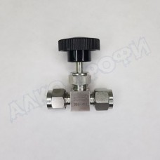 Кран игольчатый обжимной 8мм