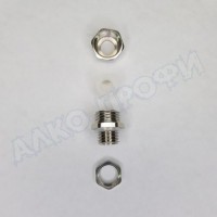 Ниппель М12 нержавеющий