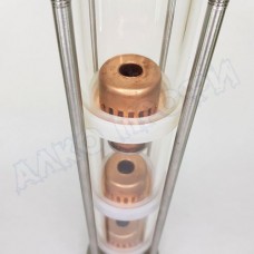 Колпачковая колонна (флейта) 2" медная 6 этажей