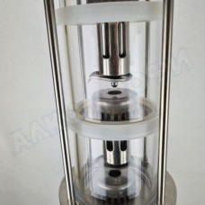 Колпачковая колонна (флейта) 3"(с клампом 2") нержавеющая 5 этажей