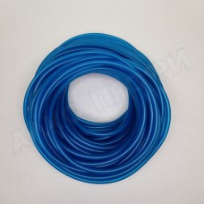 Шланг 10*6,5 мм ПВХ жёсткий под быстросъём синий