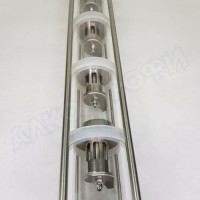 Колпачковая колонна (флейта) 1,5" нержавеющая 3 этажа