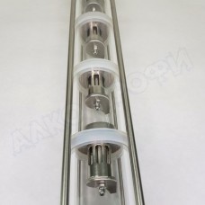 Колпачковая колонна (флейта) 1,5" нержавеющая 3 этажа