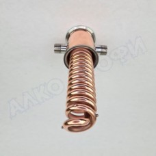 Холодильник Димрота проходной 2" МЕДНЫЙ 150мм